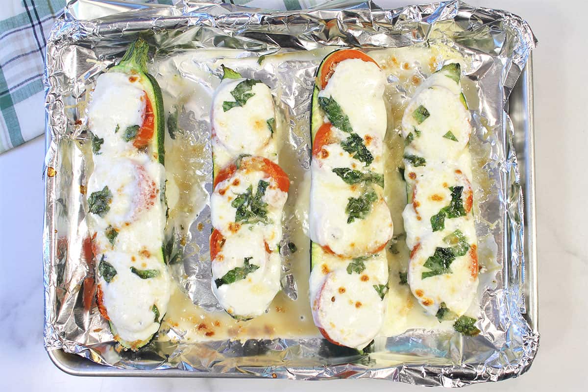 Browned under the broiler.