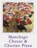 Manchego Cheese and Chorizo Pizza