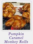 Pumpkin Caramel Monkey Rolls