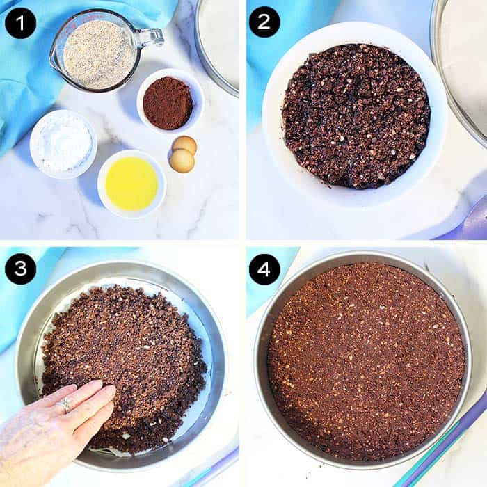 Making Vanilla Wafer Crust.