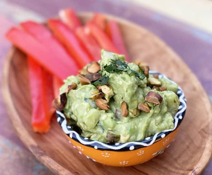 Pear Guacamole from Diabetic Foodie