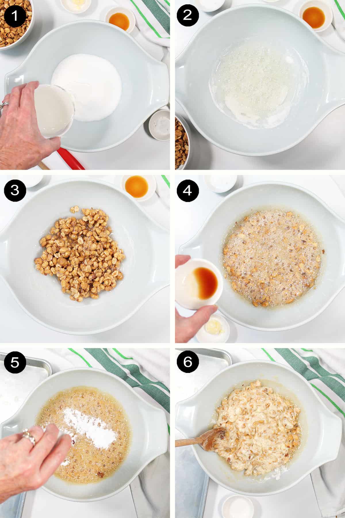 Steps to make peanut brittle microwave recipe.