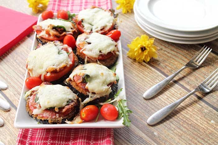 BLT Stacks with Eggplant serving 1