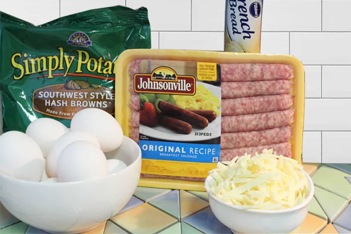 Kolaches recipe ingredients.