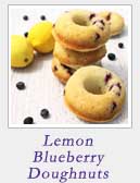 Lemon Blueberry Doughnuts | 2 Cookin Mamas