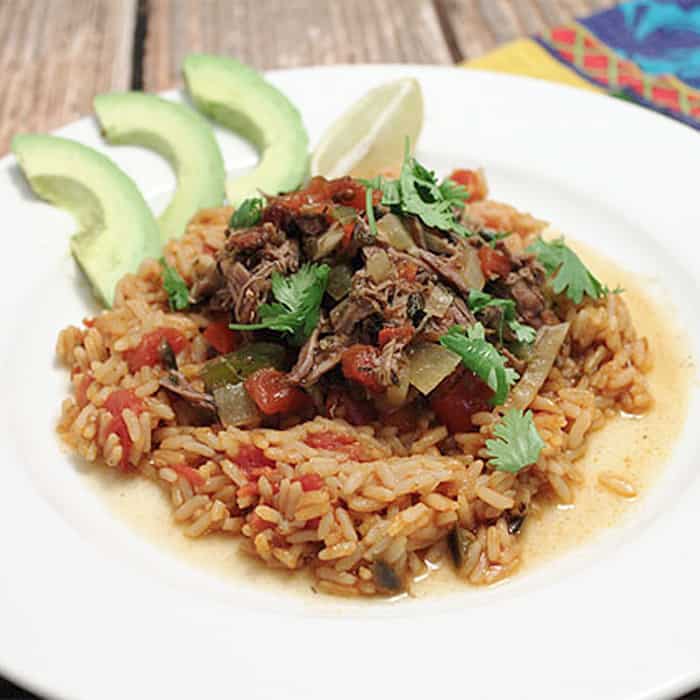 Crockpot Ropa Vieja square | 2 Cookin Mamas
