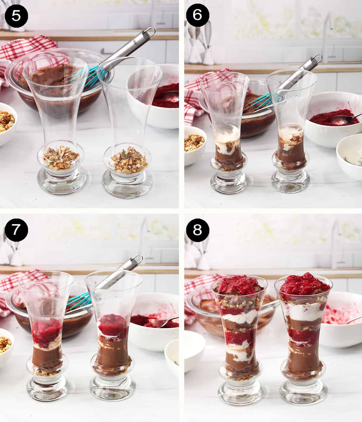 How to layer trifle.