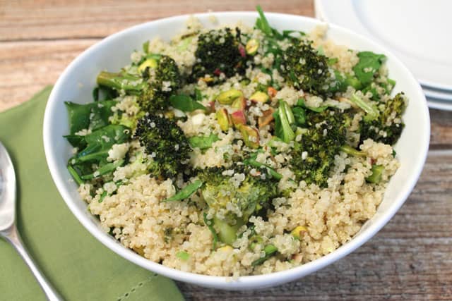 Roasted Quinoa Broccoli Salad 640 | 2CookinMamas