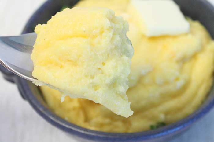 Smoked Gouda Polenta bite | 2 Cookin Mamas