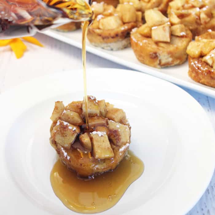 Apple French Toast Muffins square