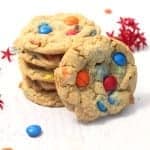 M&Ms Chocolate Chip Cookies square | 2 Cookin Mamas