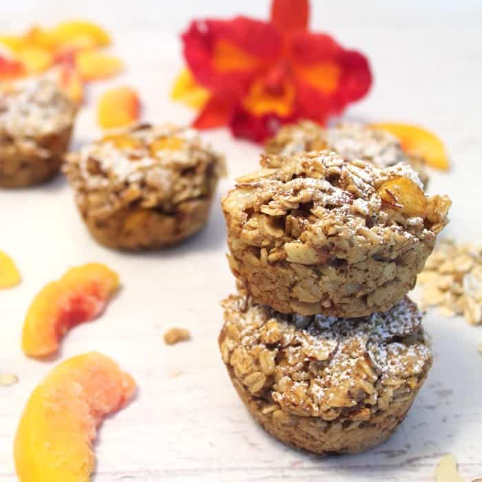 Image for Peach Almond Oatmeal Muffins
