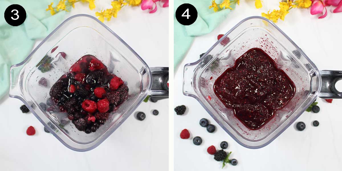 Overhead of before and after blending.