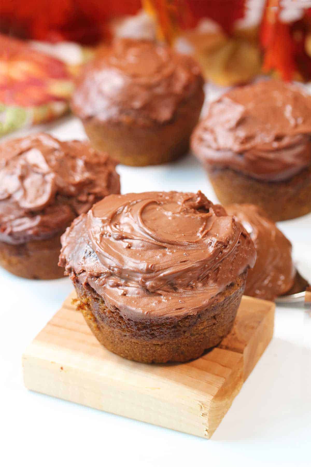 Closeup of muffins.
