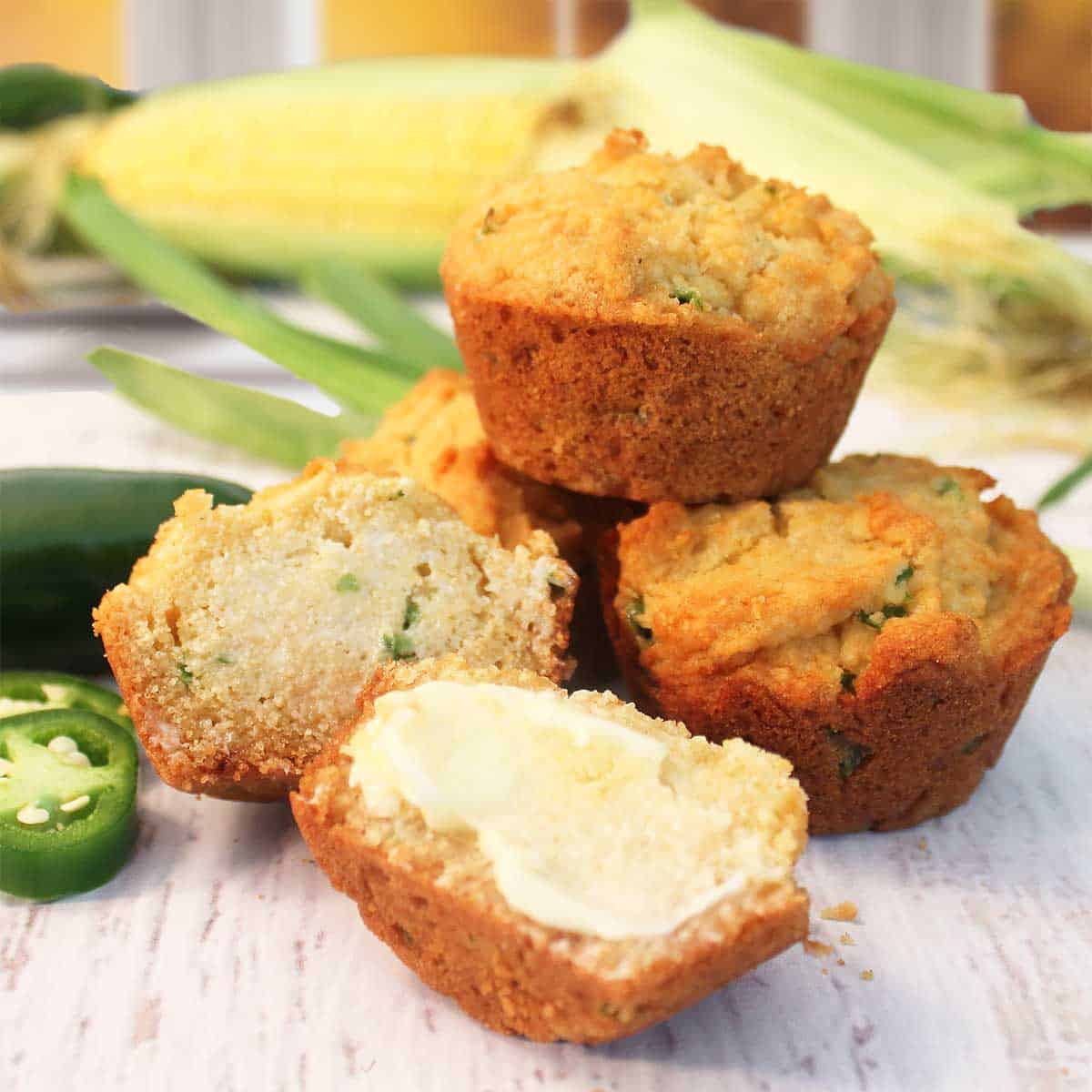 Buttered muffin.