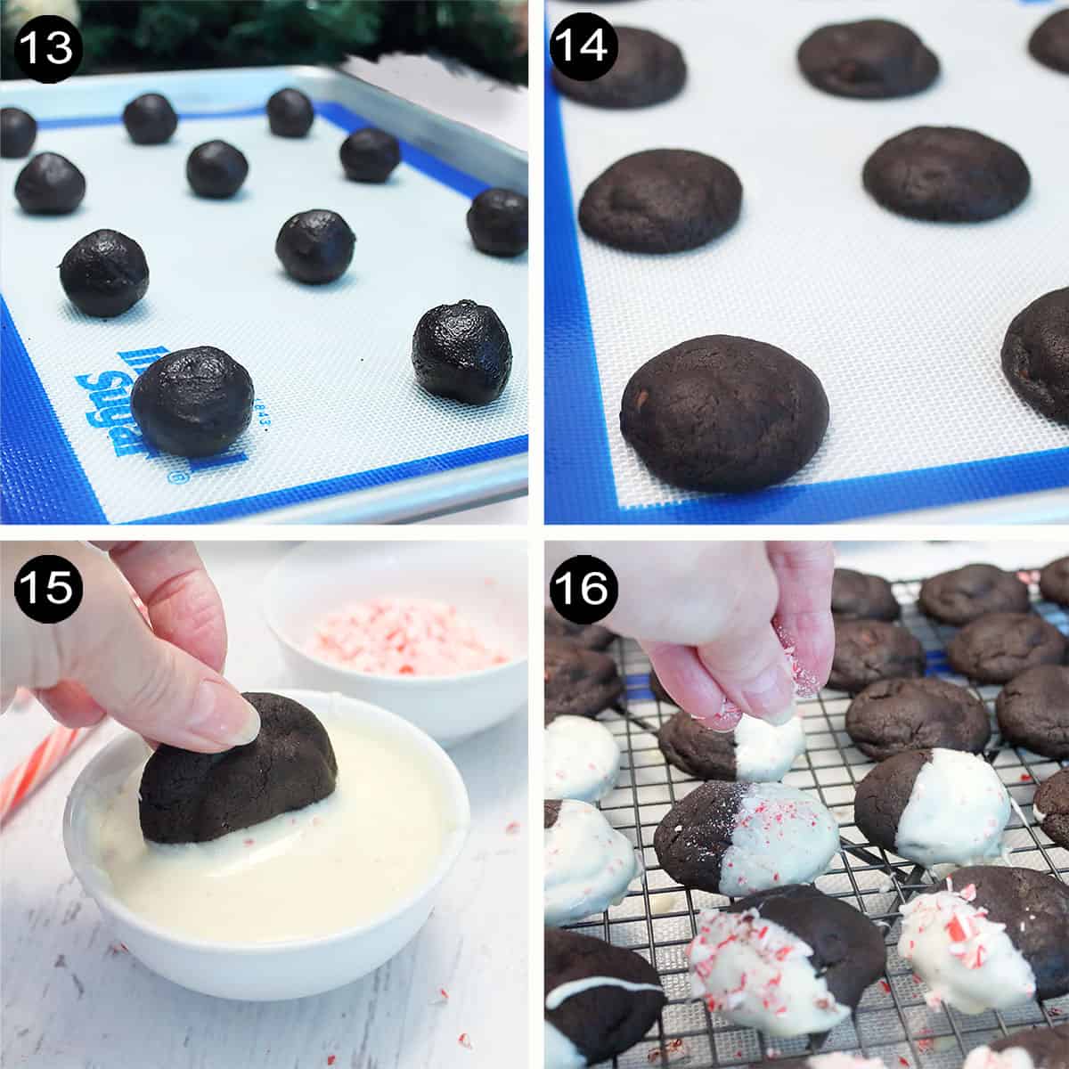 Finishing steps for cookies.