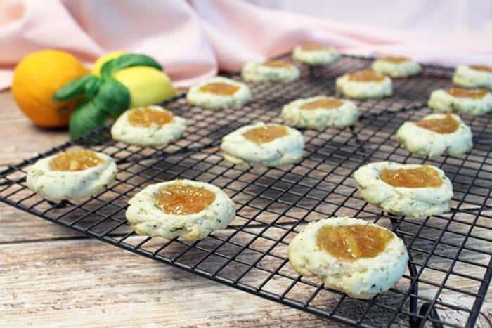 Lemon Basil Marmalade Cookies cooling 2 | 2 Cookin Mamas