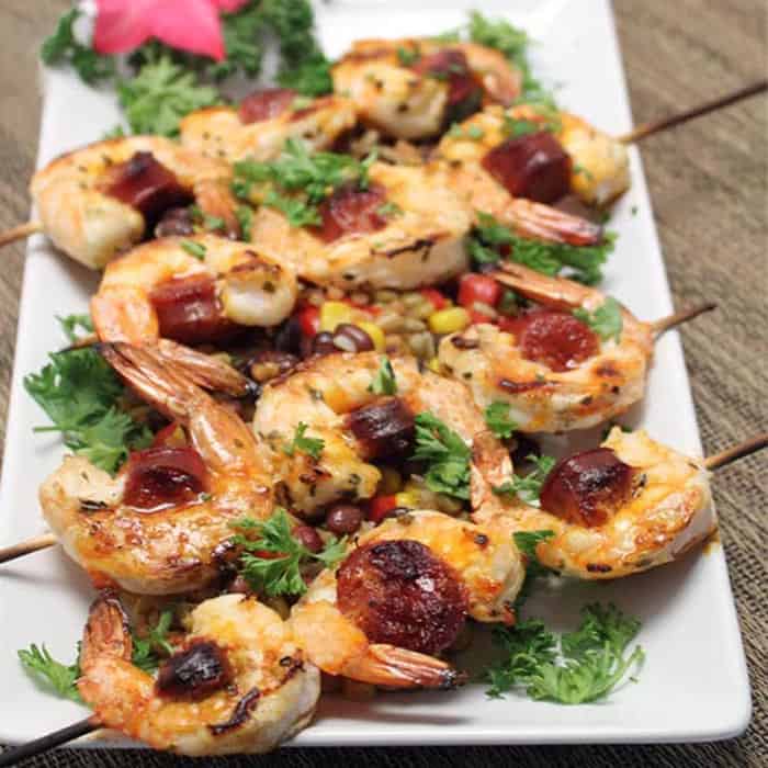 Image for Spicy Shrimp & Chorizo Skewers