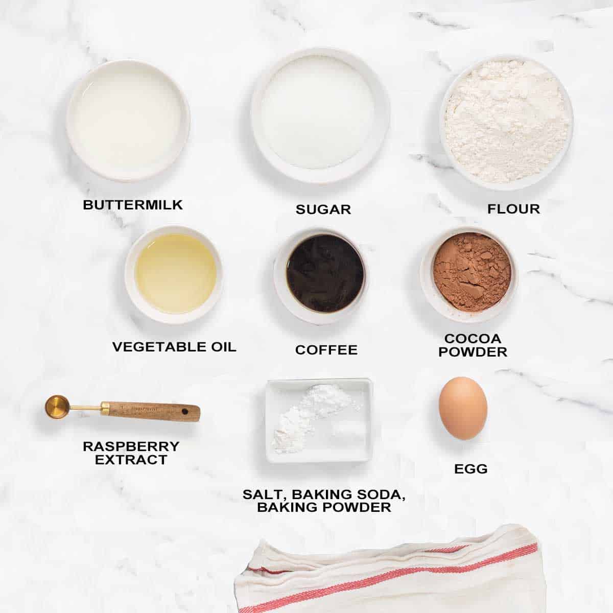 Cupcake ingredients.