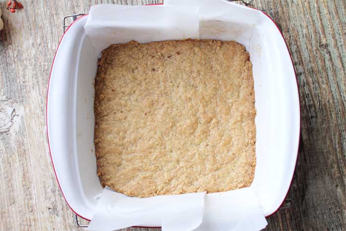 Shortcut Millionaire Cookie Bars baked shortbread | 2 Cookin Mamas