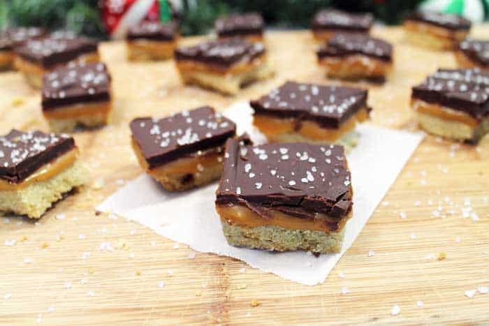 Shortcut Millionaire Cookie Bars closeup 1 | 2 Cookin Mamas