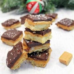 Shortcut Millionaire Cookie Bars square | 2 Cookin Mamas