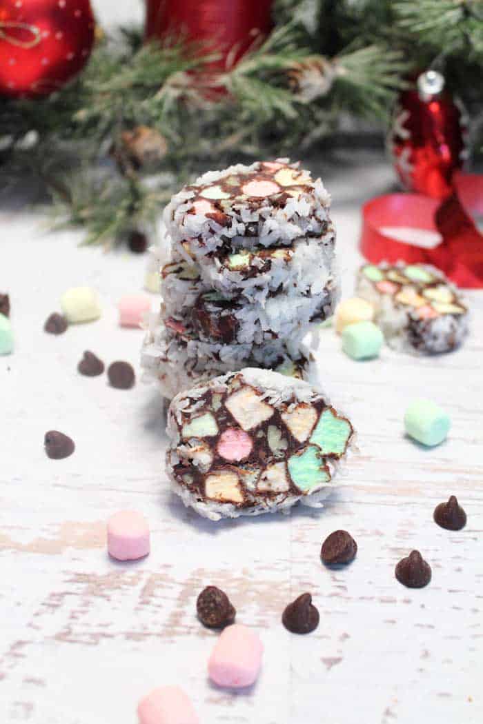 Cathedral Cookies stacked tall | 2 Cookin Mamas