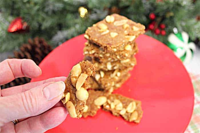 Peanut Brittle Cookies bite | 2 Cookin Mamas