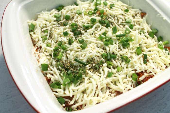 Pizza Dip ready to bake | 2 Cookin Mamas