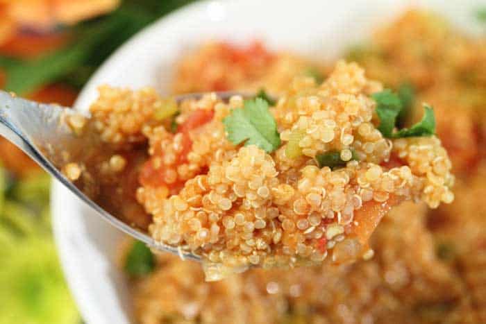 Spanish Quinoa bite | 2 Cookin Mamas