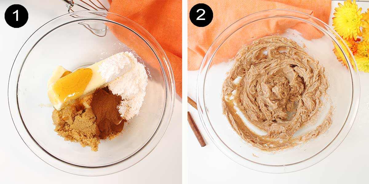 Steps to make cinnamon butter.