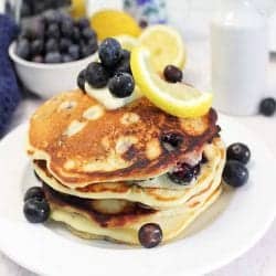 Lemon Blueberry Pancakes square