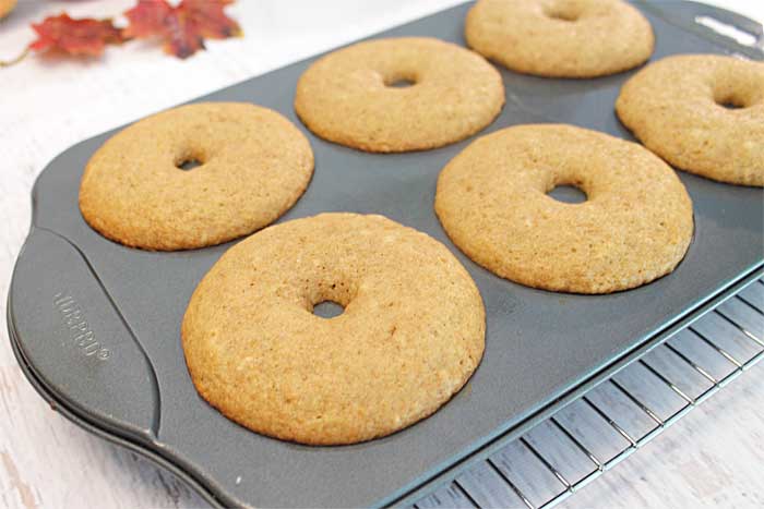 Apple Cider Doughnuts baked
