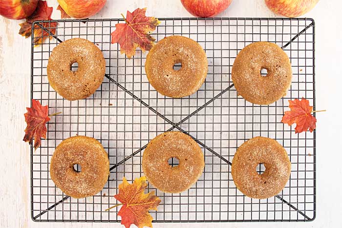 Apple Cider Doughnuts overhead cooling