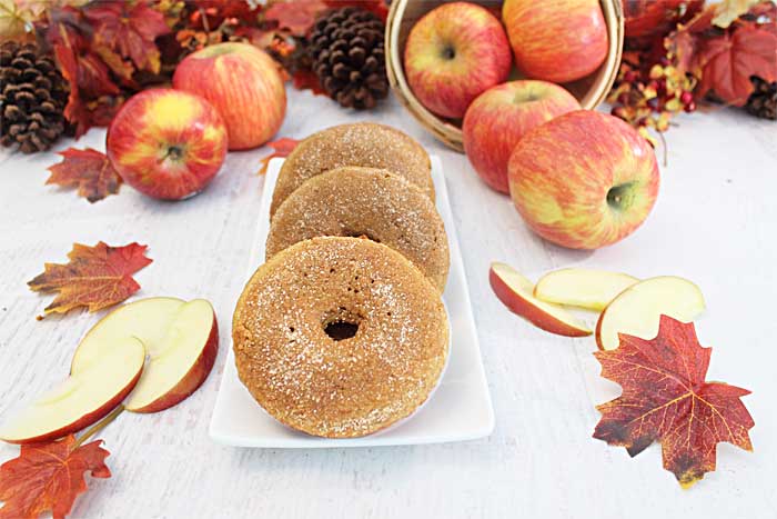 Apple Cider Doughnuts plated