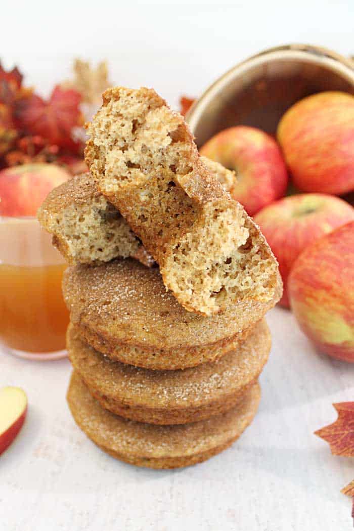Apple Cider Doughnuts tall stacked