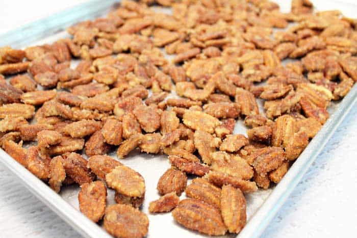 Candied Pecans baked