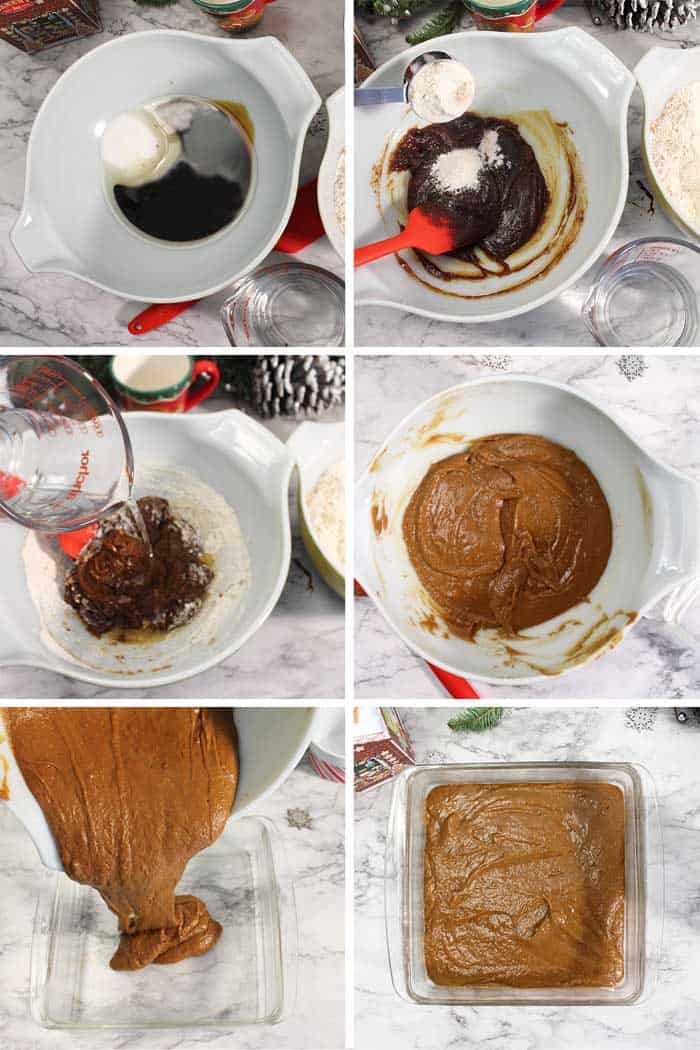Homemade Spicy Gingerbread Steps 1-6