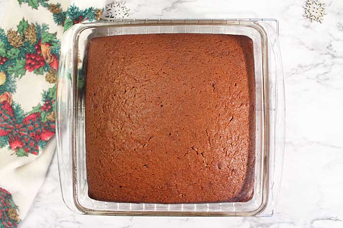 Homemade Spicy Gingerbread baked