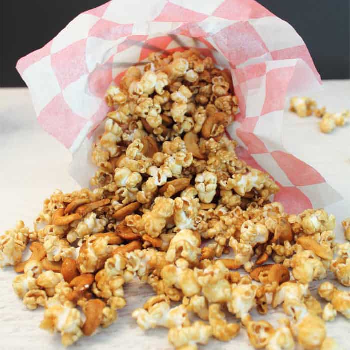 Caramel Cashew Popcorn square 2