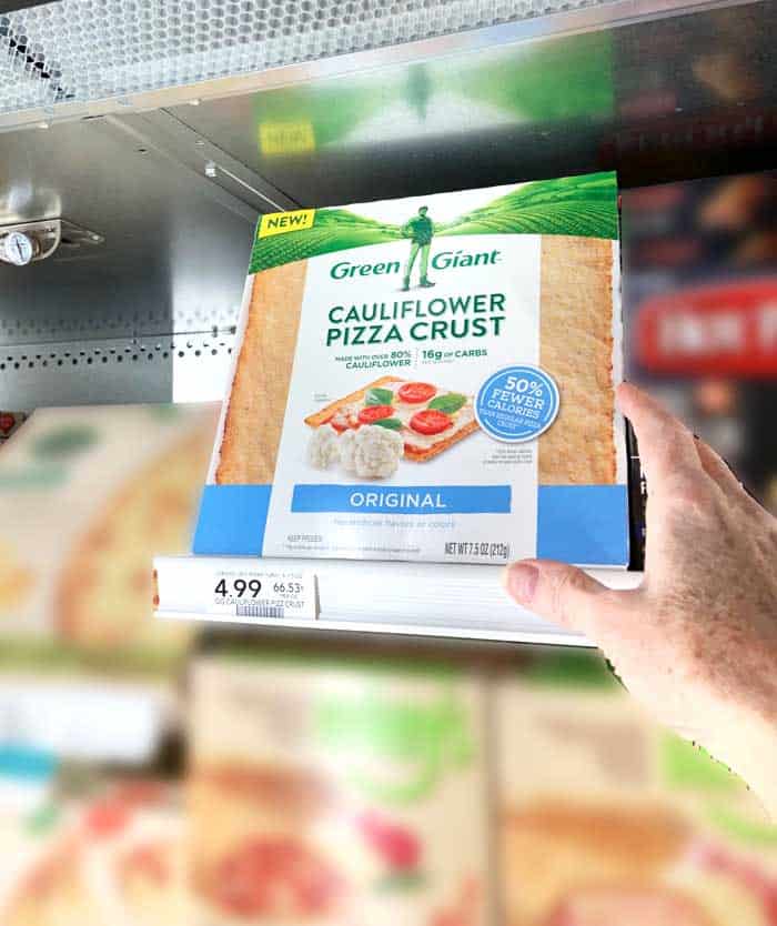 Green Giant Cauliflower Pizza Crust in Publix
