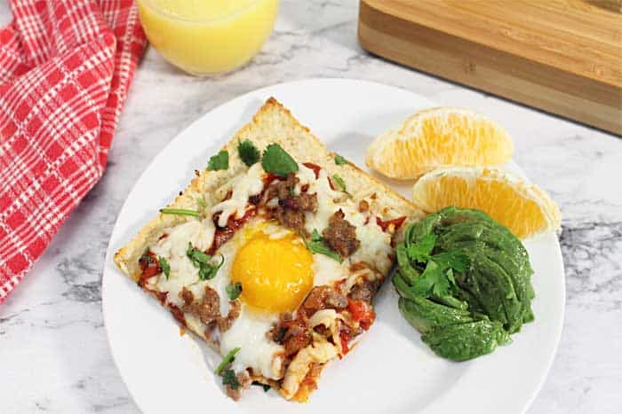 Shakshuka Breakfast Pizza breakfast