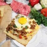 Shakshuka Breakfast Pizza square