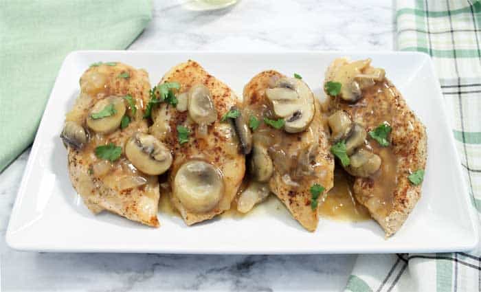 Chicken Chablis plated