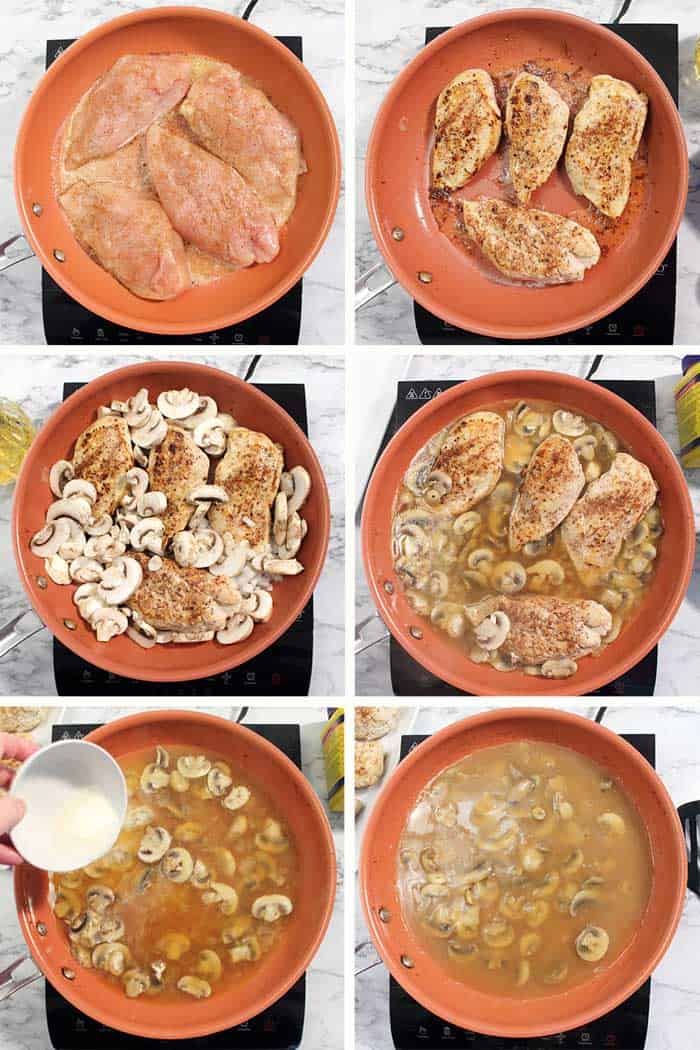 Chicken Chablis steps