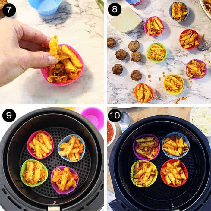 Air Frying steps