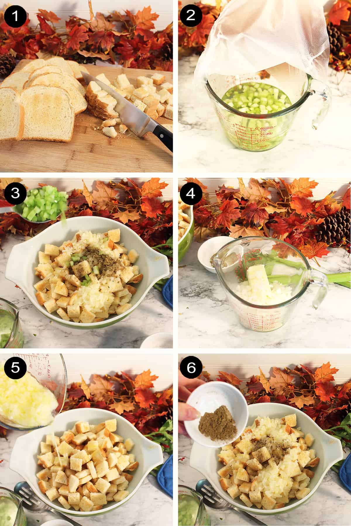 How to make homemade stuffing.