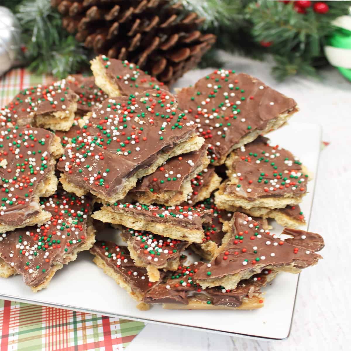 Plateful of Christmas Crack.