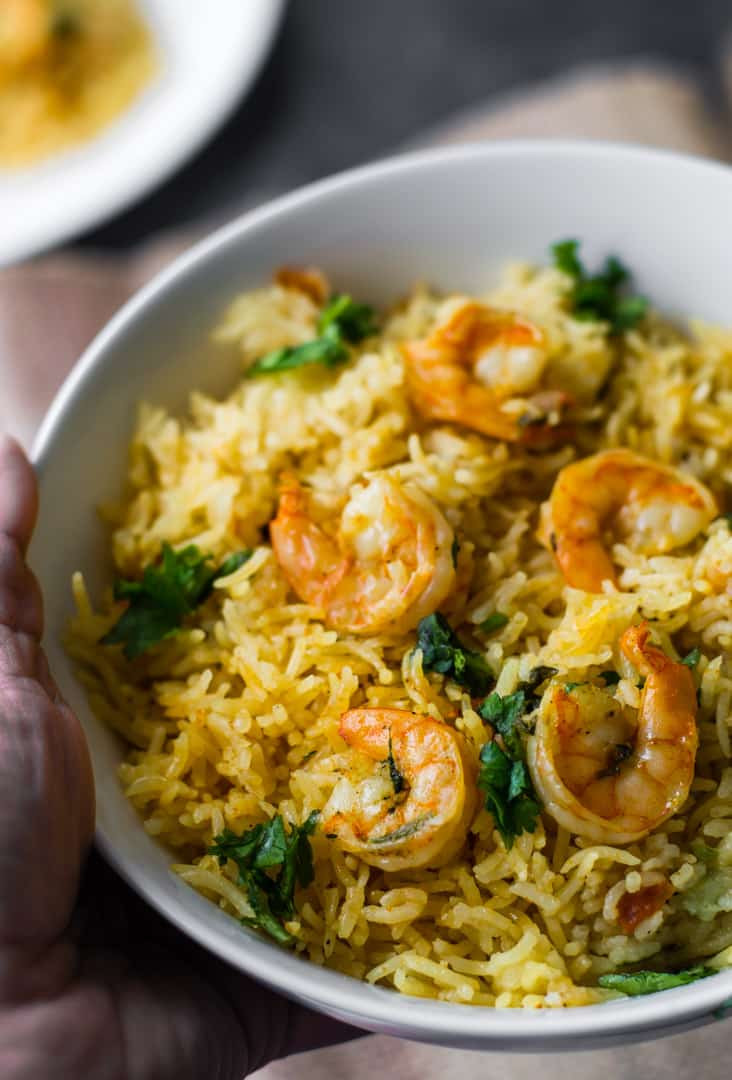 Image for Shrimp/prawns biryani (Instant Pot / Stovetop version)