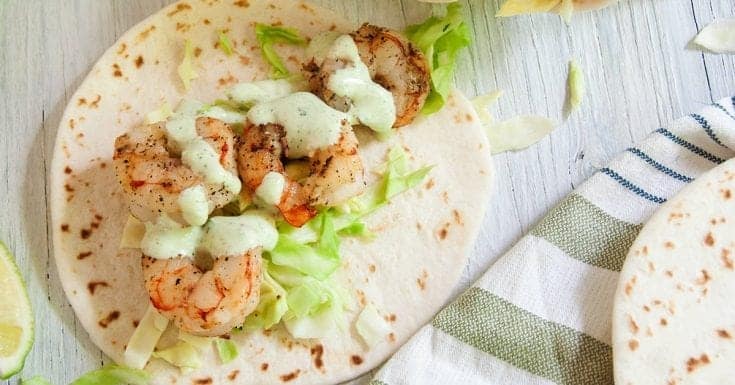 Image for Grilled Shrimp Tacos and Chili Lime Shrimp Taco Sauce